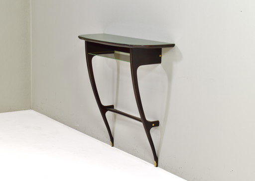 Table console par ou dans le style de Ico Parisi, Italie - années 1950