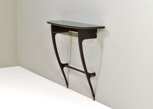 Table console par ou dans le style de Ico Parisi, Italie - années 1950