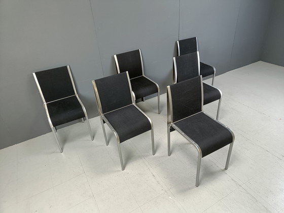 Image 1 of Vintage Postmodern Belgian Dining Chairs, 1990S 