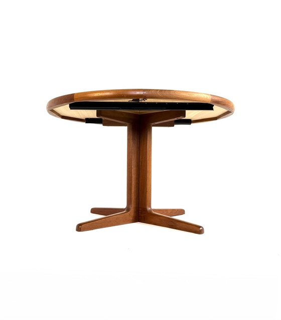 Image 1 of Table de salle à manger extensible vintage en teck, Korup Stolefabrik '60