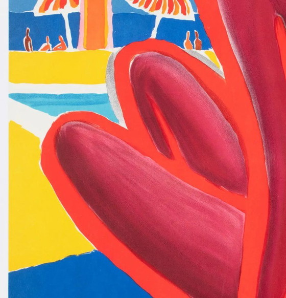Bernard Villemot - Visitez La Côte D'Azur - Print Arwork – Affiches, Paper (photo 4 of 7)