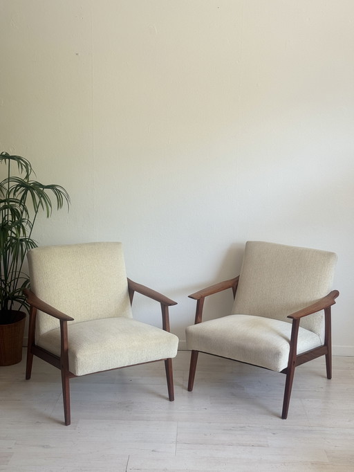 Vintage Danish Easy Chairs Armchairs 1960s