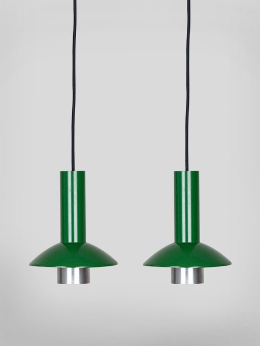 Paire de lampes Louise vintage danoises de Louis Poulsen, années 1970