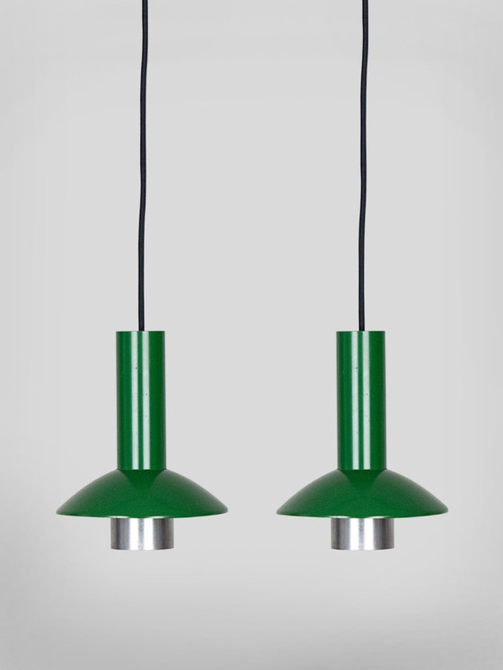 Image 1 of Pair of Danish vintage Louise lamps by Louis Poulsen, 1970s
