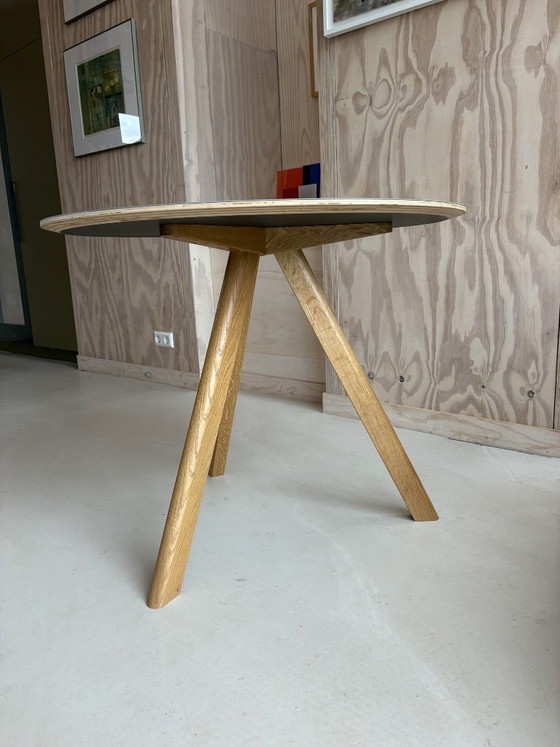 HAY CPH20 Tavolo - Base in rovere laccato all'acqua - Grigio – Tavoli da pranzo, Wood (photo 2 of 8)