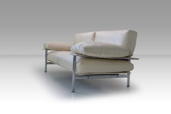 Diesis Sofa für B&B Italia, von Antonio Citterio und Paolo Nava – Leather, Metal, Vintage (photo 6 of 14)