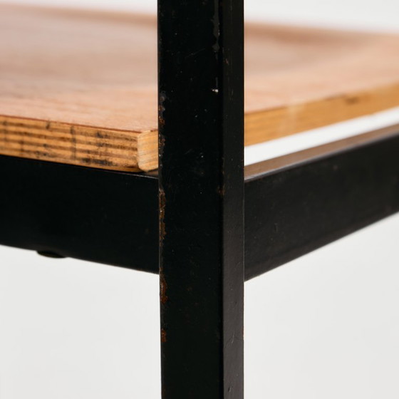 Image 1 of MK11372 Chaise en teck sur base métallique