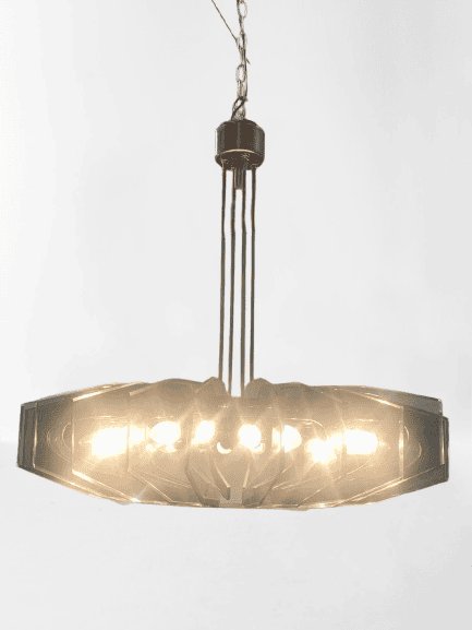 Lampadario di Gino Paroldo per Fontana Arte – Ottone, Italian Design (photo 7 of 11)