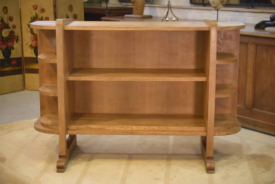 Art Deco modernistische eiken plank uit de jaren 1940. – Wandrek (photo 2 of 13)