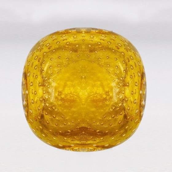 Image 1 of Wunderschöner Aschenbecher oder Ablagekorb aus den 1960er Jahren von Flavio Poli für Seguso. Italien