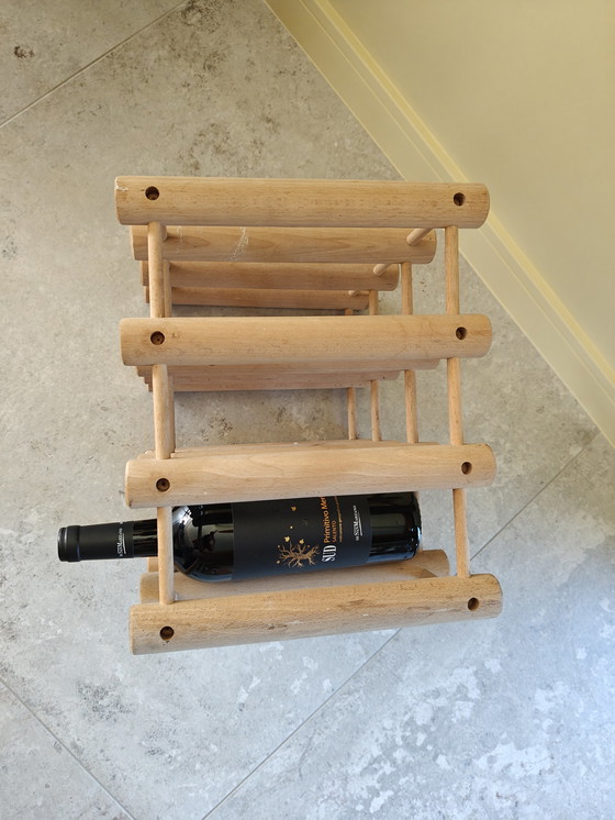 Image 1 of Casier à vin en bois conçu par Richard Nissen pour Bodum.