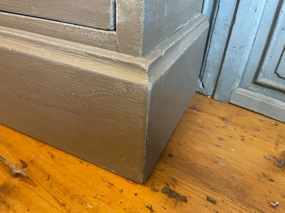 Image 1 of Display cabinet, china cabinet, collection cabinet with drawer, French antique