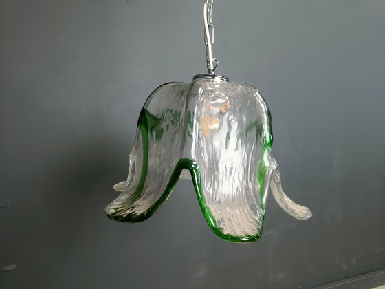 Image 1 of Vintage Murano glazen hanglamp, voor Mazzega, 1960
