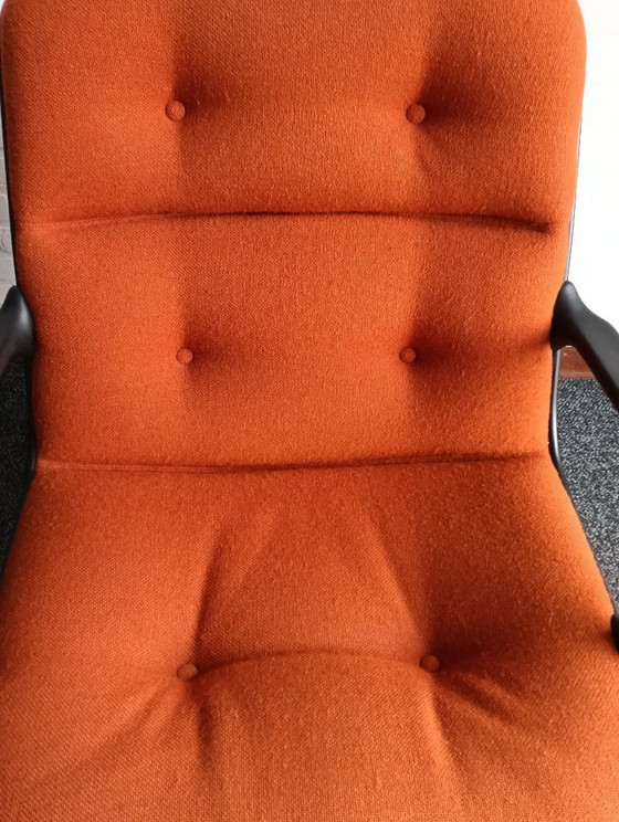 Fauteuil pivotant de style Eames italien Charles Pollock pour Comforto – Chaises pivotantes, Metal, Plastic (photo 10 of 16)