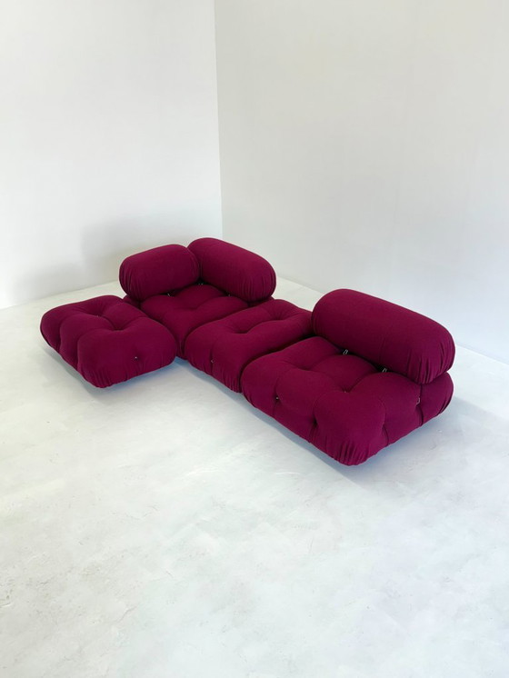 Image 1 of Camaleonda Modular Sofa in Bordeaux/Fuchsia Par Mario Bellini pour B&B Italia