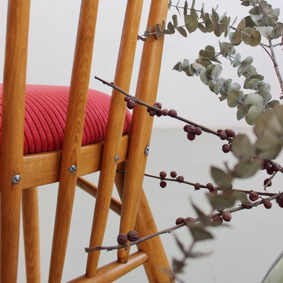 Image 1 of Een paar stoelen uit het midden van de 20e eeuw, Tsjecho-Slowakije, volledig gerestaureerd en opnieuw bekleed, vintage jaren 60.