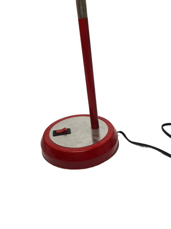 Postmodern Polish Bedside Lamp in Glass and Metal, 1980s – Polam, Table lamps (photo 4 of 8)