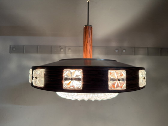 Image 1 of Lámpara colgante OVNI de estilo espacial de mediados de siglo XX (años 60)