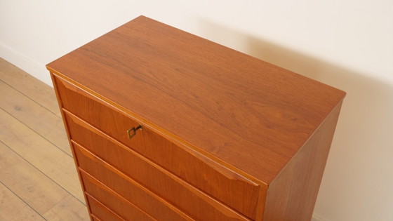 Vintage Deense Ladekast | Teak | 6 Lades | 106 Cm – Ladekasten, Wood (photo 4 of 9)