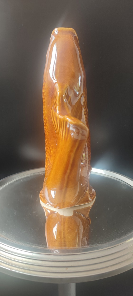 Image 1 of Service "Poisson" Céramique Ambrée Vintage époque URSS