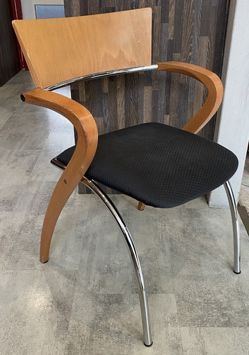 Een golfstoel van Francesco Zaccone voor Brunner ARRO, vintage jaren 80.