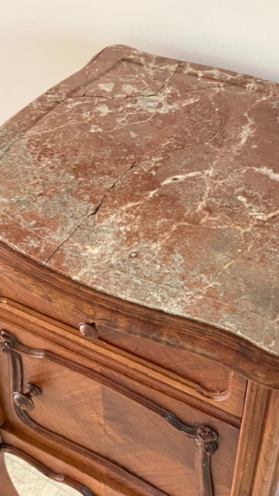 Nachtkastje Louis XV stijl marmer – Marble (photo 30 of 39)