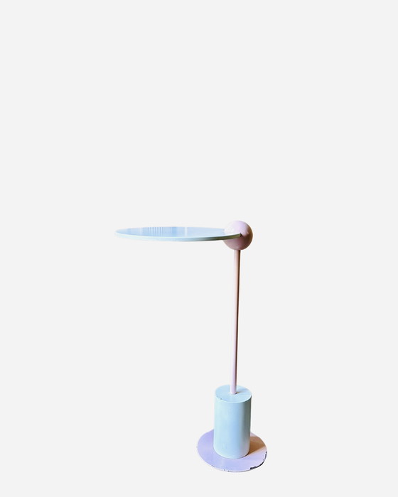 Image 1 of "Piccolo" side table in Memphis style - Edward Geluk for ArCo, Netherlands, 1984 Rotatable