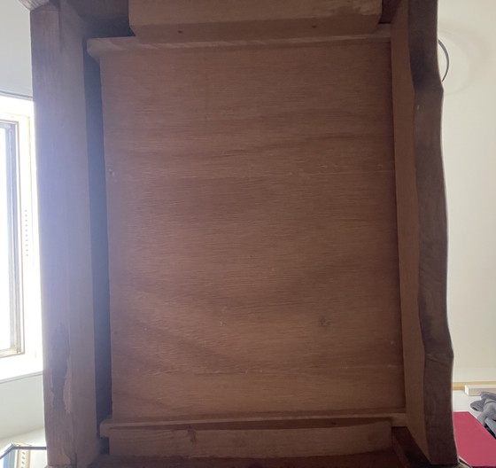 Comodino in rovere massello, tavolino laterale, stile classico Luigi XV – Comodini, Metal, Wood (photo 3 of 9)