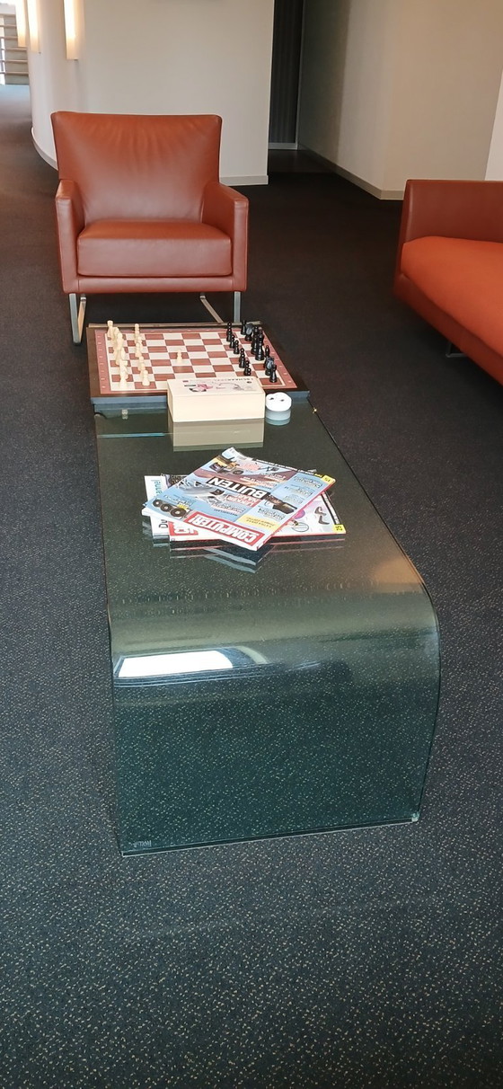 Image 1 of Two FIAM Ponte "waterfall" design tables