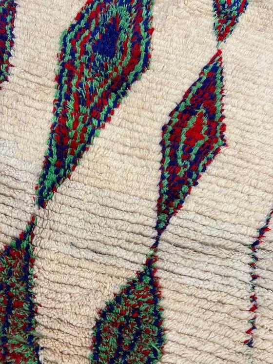 Image 1 of Moroccan Azilal Wool Rug – 145x255 cm – Handwoven Berber Carpet – Boho Abstract Design