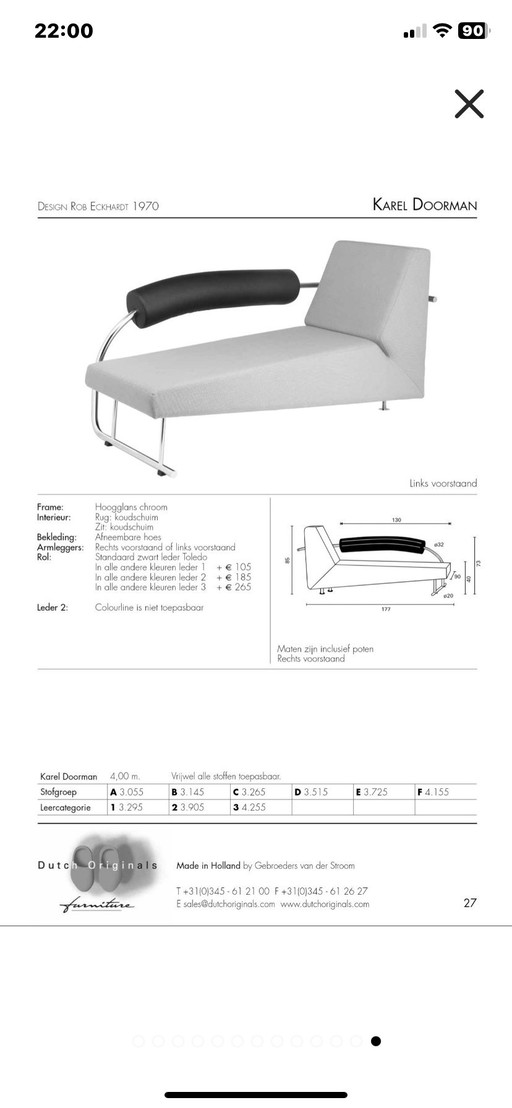 Karel Doorman Chaiselongue
