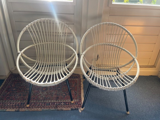 Rohe Rattan Sedie da camera 2x – Wicker (photo 8 of 9)