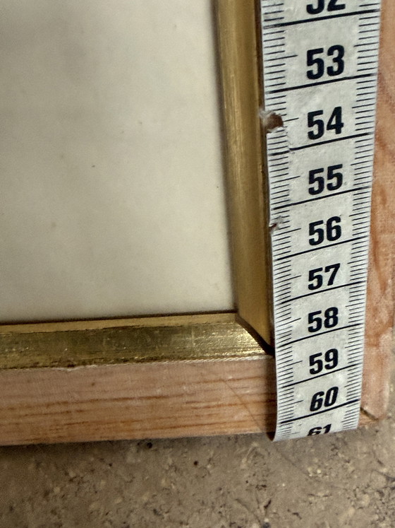 Image 1 of Atmospheric vintage painting with a soft, impressionistic landscape. Dimensions 61x70cm