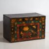 Antique Chinese painted trunk in pine wood – China, circa 1900 – Storage cabinet, Iron (photo 9 of 40)