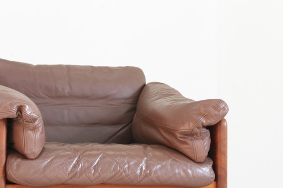 Image 1 of Fauteuil vintage milieu du siècle en teck massif Mikael Laursen années 1960