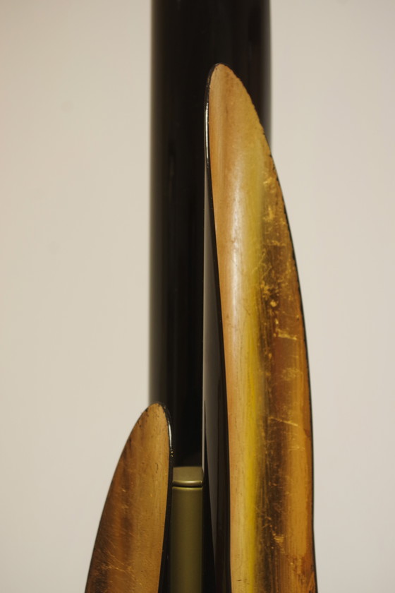 Image 1 of Coltrane Floor Lamp - Modern Luxury Lighting In Brass & Matte Black