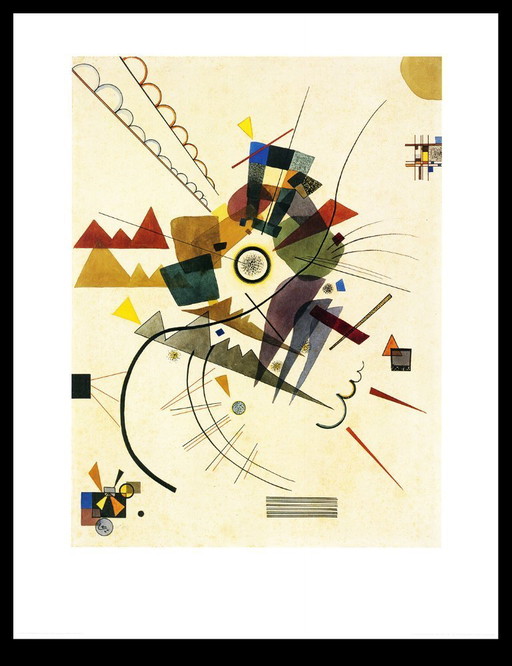 Kandinsky, Wassily - Tout autour - Estampe