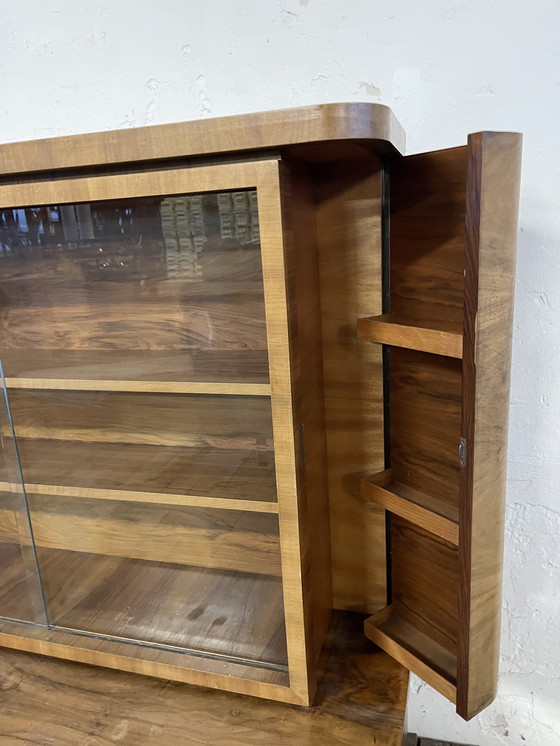 Image 1 of Art Deco Walnoot buffer dressoir jaren 30 Duits