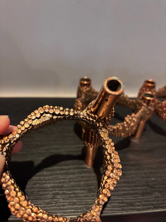 6 Bougeoirs Stoff Nagel Quist couleur cuivre, Bougeoirs et chandeliers, Métal, Marron (photo 4 sur 5)