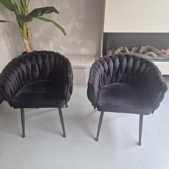 Image 1 of 6 sedie nere