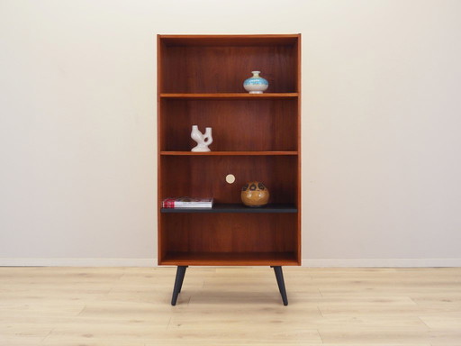 Teak bookcase, Danish design, 1970s, production: Denmark