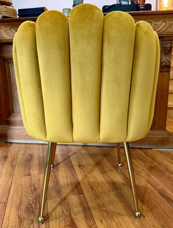 Poels Furniture Design Fauteuil – Velvet Okergeel – ZGAN (photo 5 of 15)