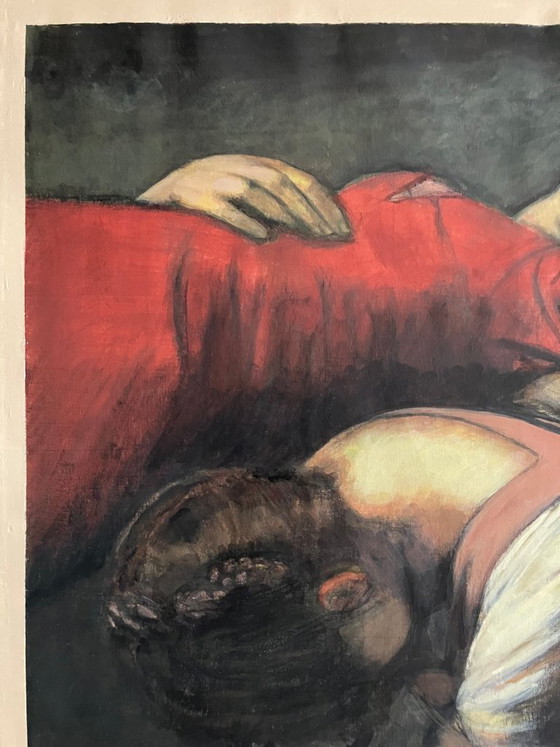 Image 1 of Brilla nel Tevere una stella lucente" 85x85 cm