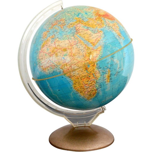 Vintage wereldbol Illumina Proloisirs, Italië 1960