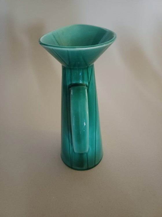 Vaso/Brocca "California" con manico di Carl-Harry Stålhane per Rörstrand, anni '50, ceramica scandinava (photo 5 of 5)