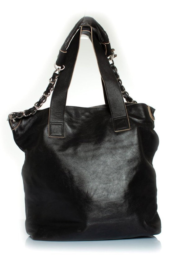 Image 1 of Chanel, Deca coco 2way tote bag in black leather
