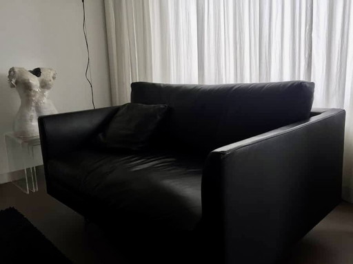 2x Montis Axel Leather Sofa Set