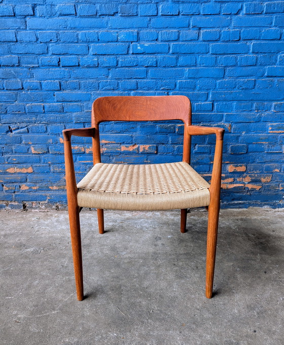 Image 1 of Midcentury Danish armchair - model 56 - J.L. Møllers møbelfabrik