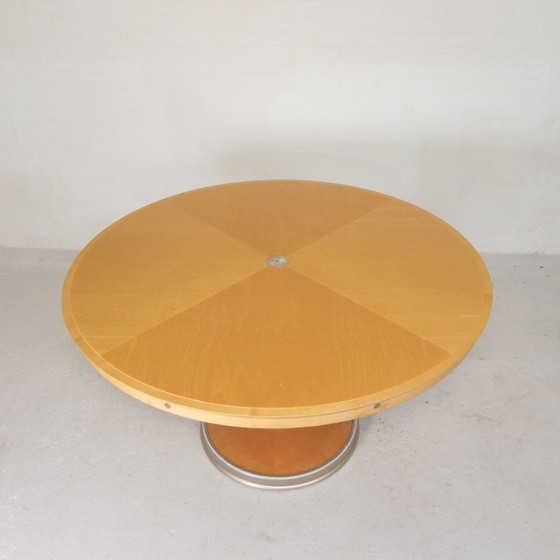 Image 1 of Isa dining table by Chi Wing Lo for Giorgetti, 130 cm, 1990s