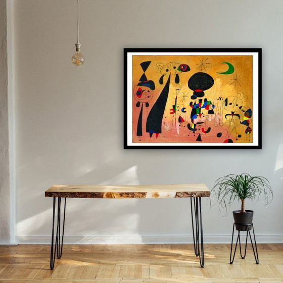 Image 1 of Donne, Luna, Stelle - Joan Miró 1949 manifesto 70 × 100 cm